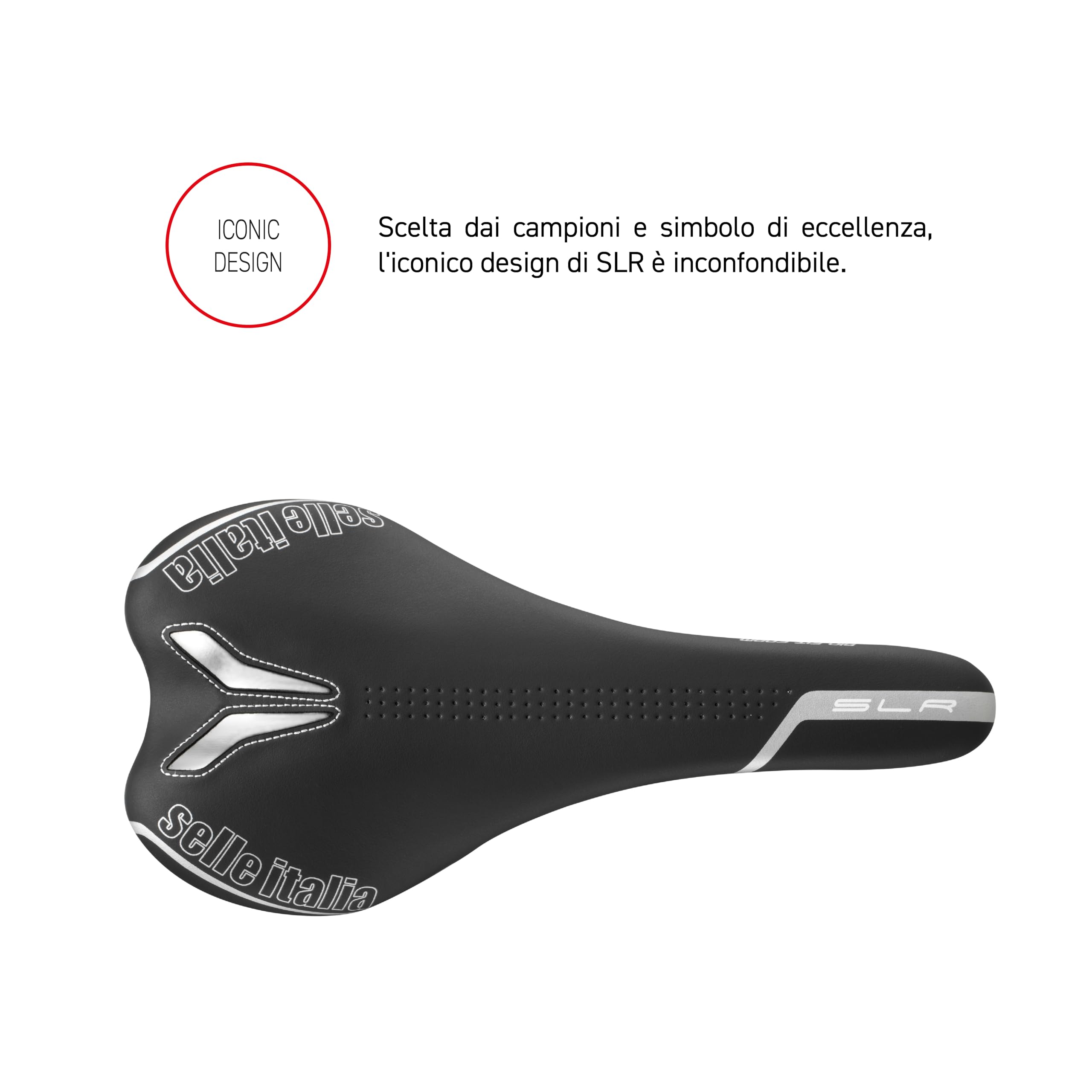 Selle Italia SLR Tm - Sella SLR TM Nera, S1 Unisex Adulto