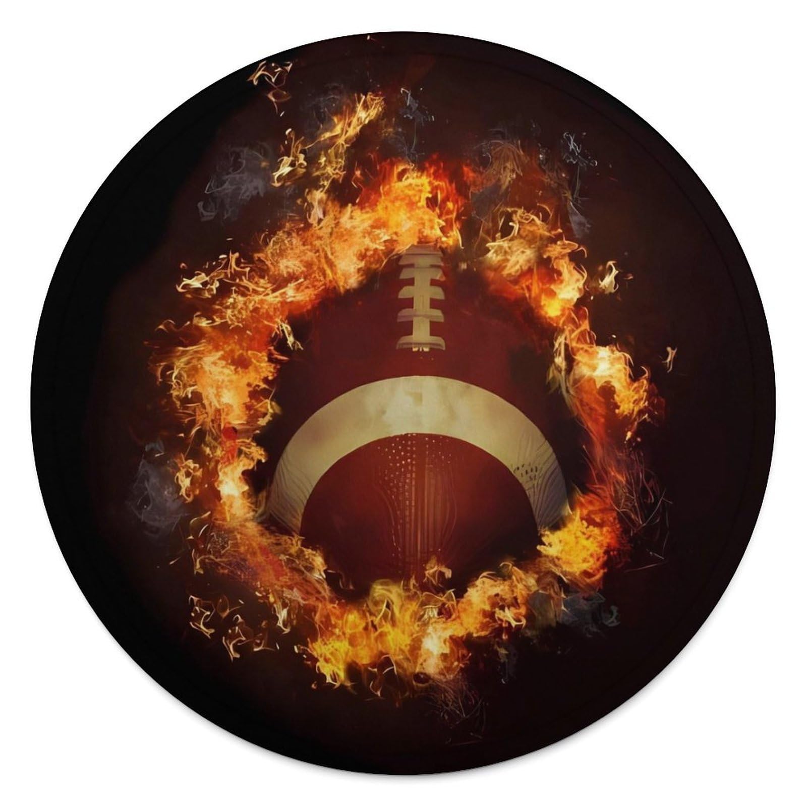 Plaid football américain flamboyant pour soirées canapé