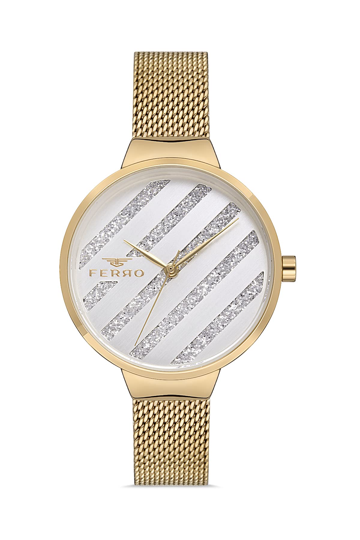 Ferro Sorrento Analog White Dial Womens Watch-F21153C-B (B09RPDCZSK) Amazon Price History, Amazon Price Tracker