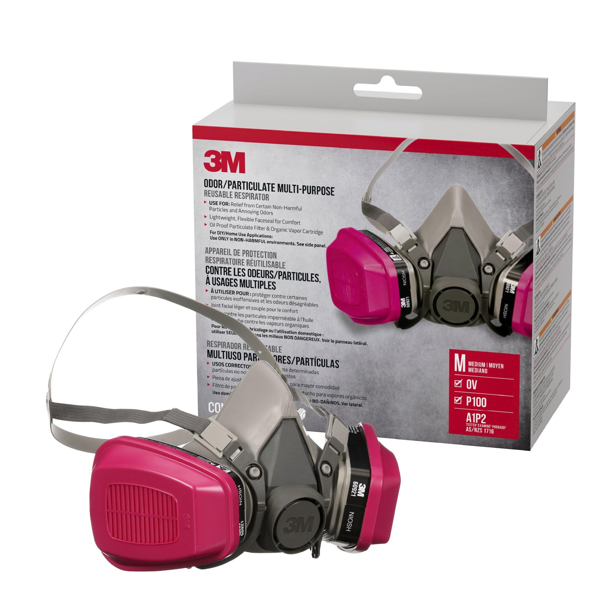 3M 65021HA1-C Household Multi-Purpose Respirator