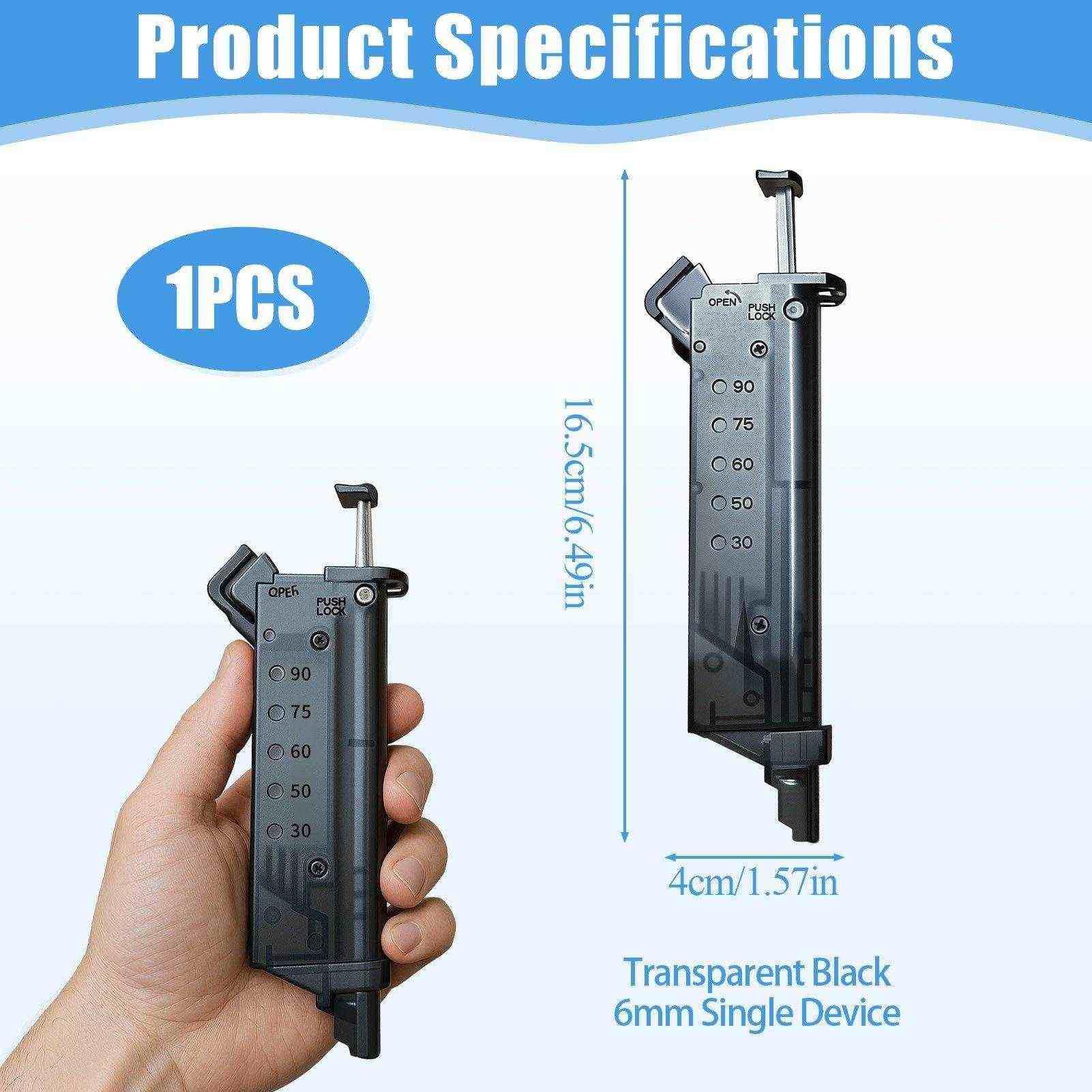 Speedloader 6mm Compatible con Airsoft para Recarga Rápida y Segura de BBS, Cargador Rápido 90 Balas con Resorte de Acero, Accesorios para Compatible con Airsoft y Caza