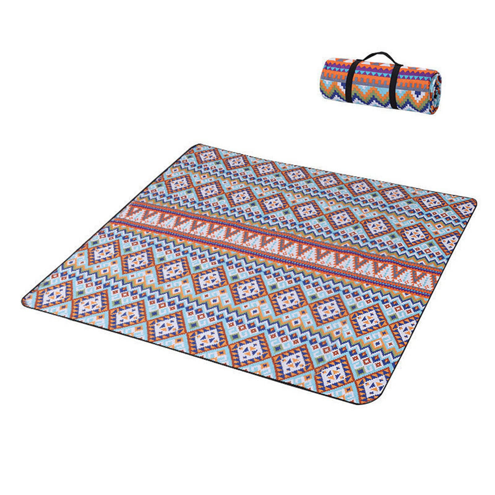 Keebgyy Beach Blanket, Outdoor Picnic Blanket, Foldable Waterproof Sand Mat, Extra Large Picnic Blanket, for Beach Camping Hiking Travel Outdoor Family Concerts(200x150cm-Beautiful Harvest)