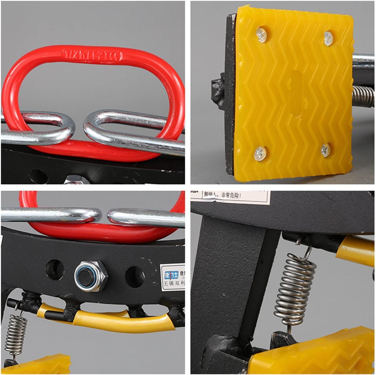 Lifting clamp Vertical Plate-type Adjustable Stone Handling Clamp, Suitable For Transporting Stone Slabs. Fixing device(10 inch)