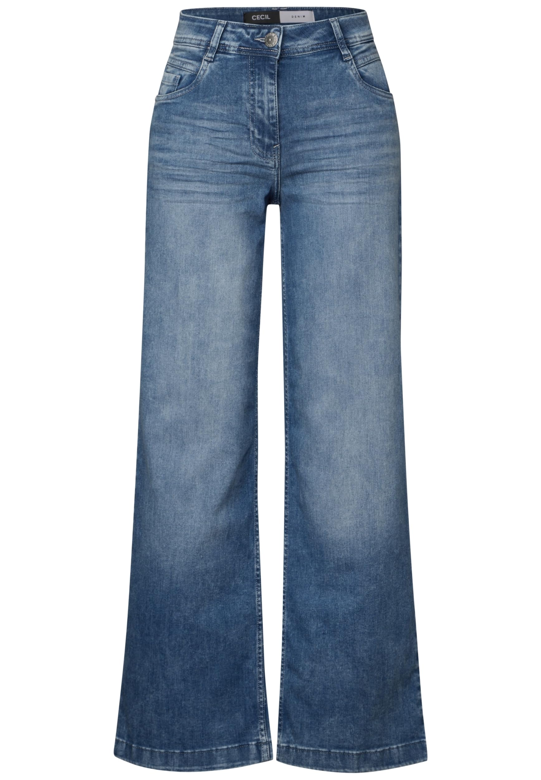 Cecil Style Neele Flare Light Blue Light Blue Washed 31