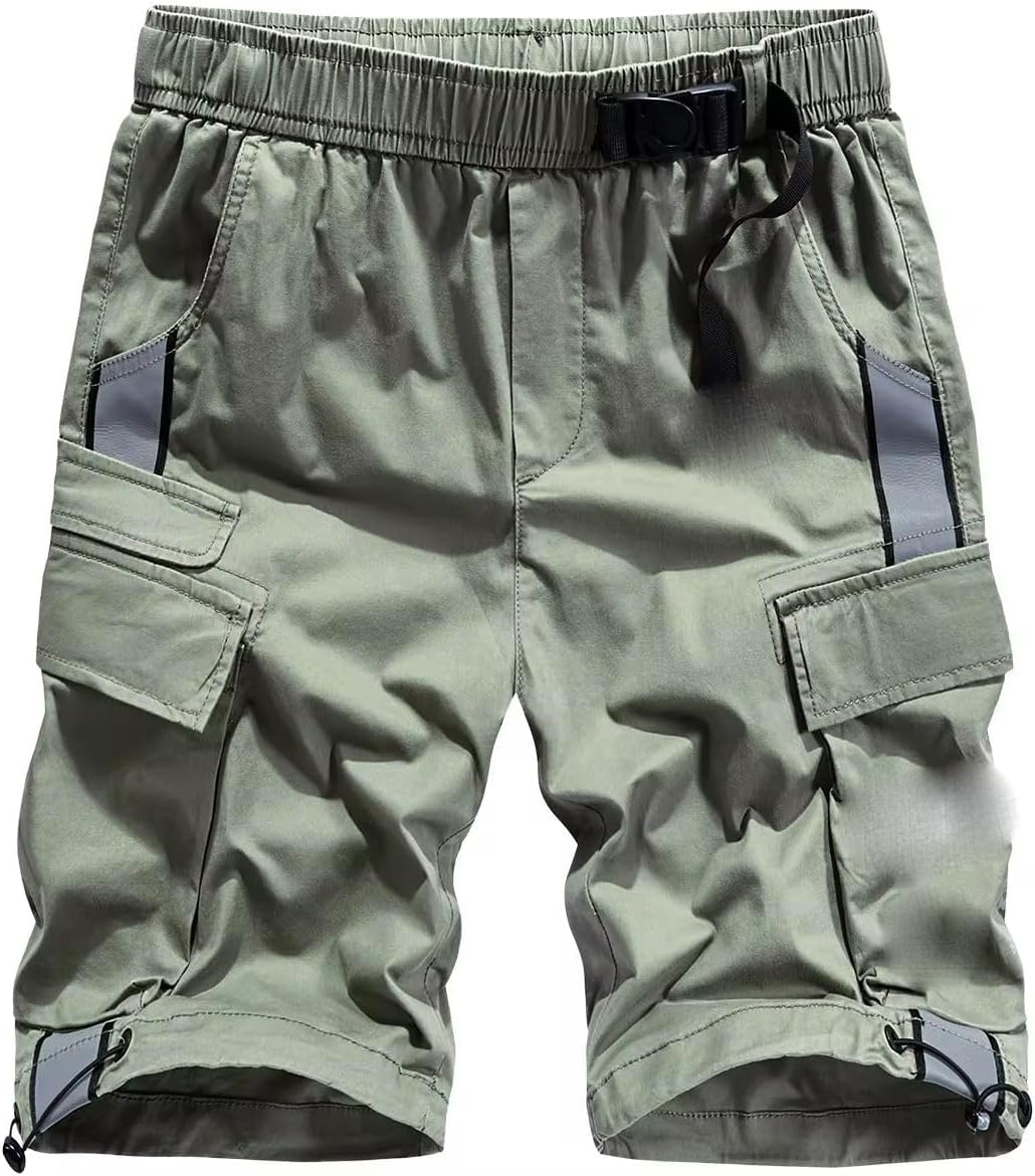 Summer Tactical Streetwear Shorts Men Multi Pockets Shorts Hip Hop Short