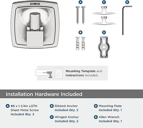 Vista 231 de Amerock Toallero negro mate – 7-9/16 pulgadas (7.559 in) de longitud – Soporte para toallas de baño y cocina Mate negro