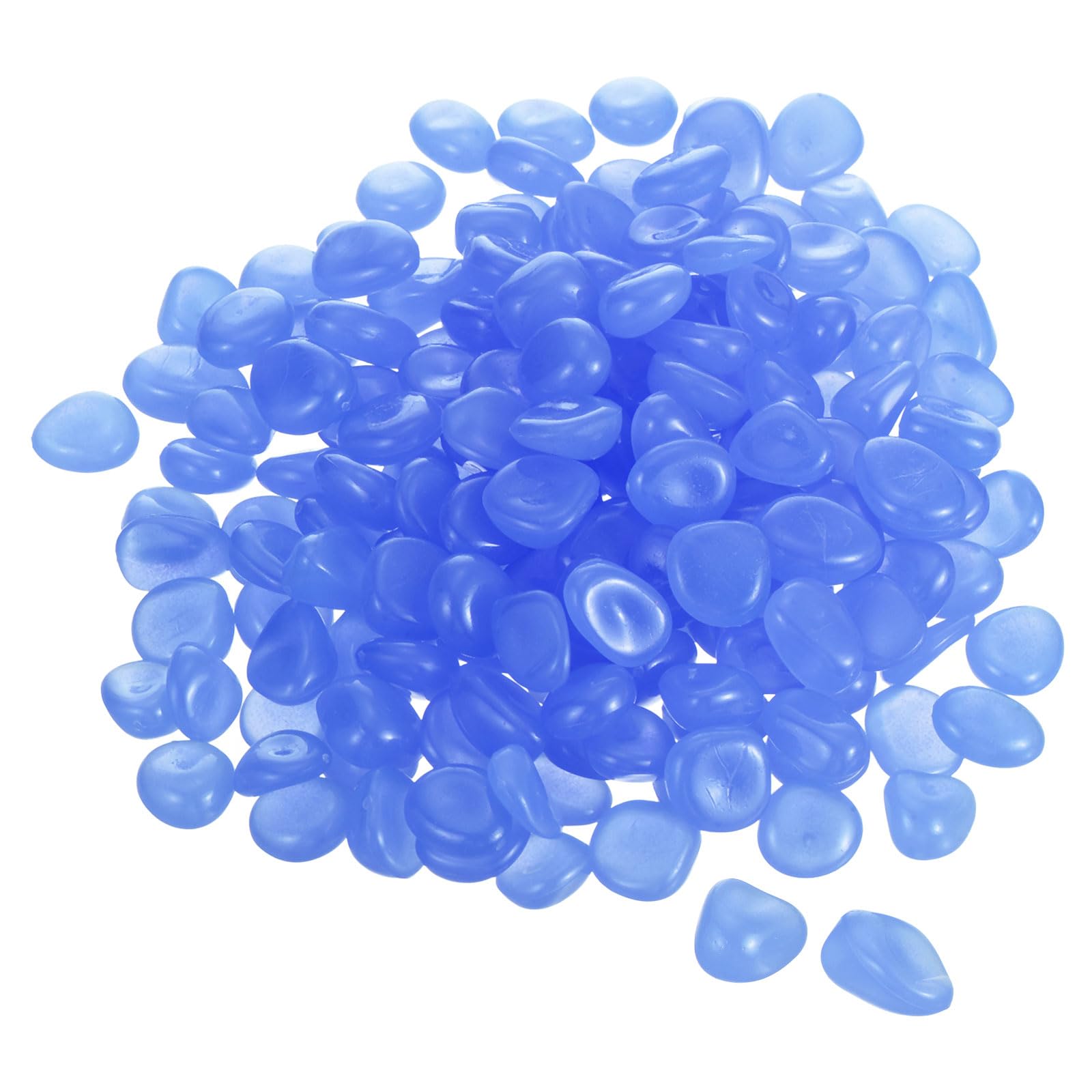 Pierres lumineuses bleu foncé 13-17mm en lot de 600pcs pour la décoration d'aquarium et jardin
