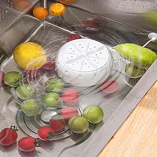 Miniatura 6 de Mini lavadora portátil de 2 piezas con alimentación USB Turbo lavadora automática para calcetines y ropa interior, agitador compacto para el hogar,