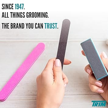 TRIM Ergonomic Contour Nail Brush for Deep Cleaning Fingernails & Toenails