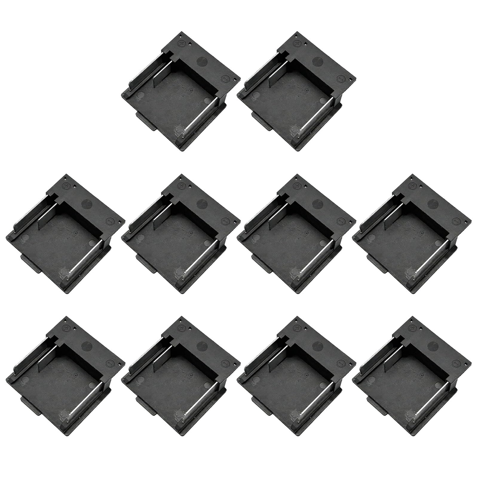 Alloneslife 10Pcs Reliability Copper 3Prong Battery Terminals Adapters Connector For Power Tool With Secure Connection Easy Installation Power Tool Link