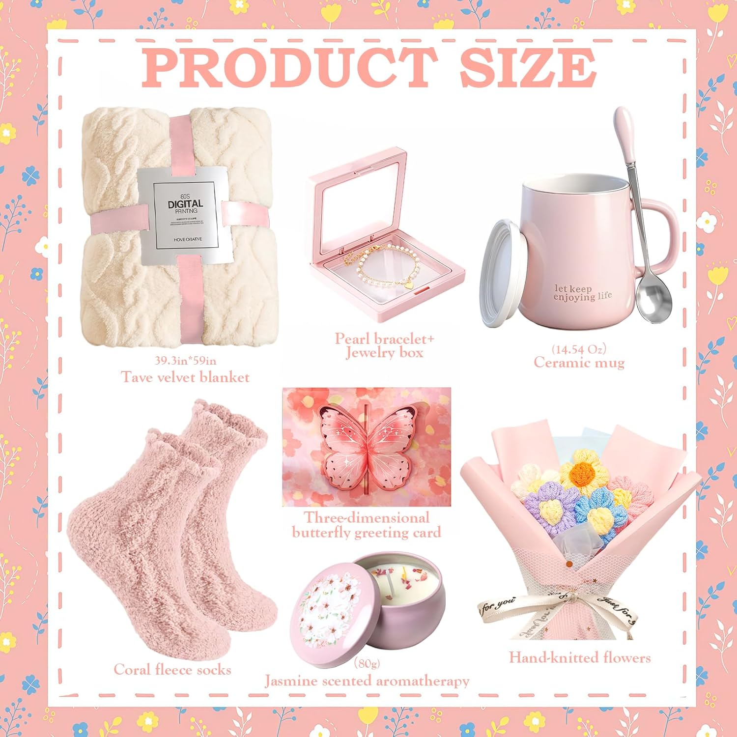 Birthday Gifts for Women Self Care Baskets Set Relaxing Care Package Basket Set Get Well Soon Package for Women Happy Birthday Gifts for Her, Mom, Sister, Wife, Girlfriend, Coworker - Image 2