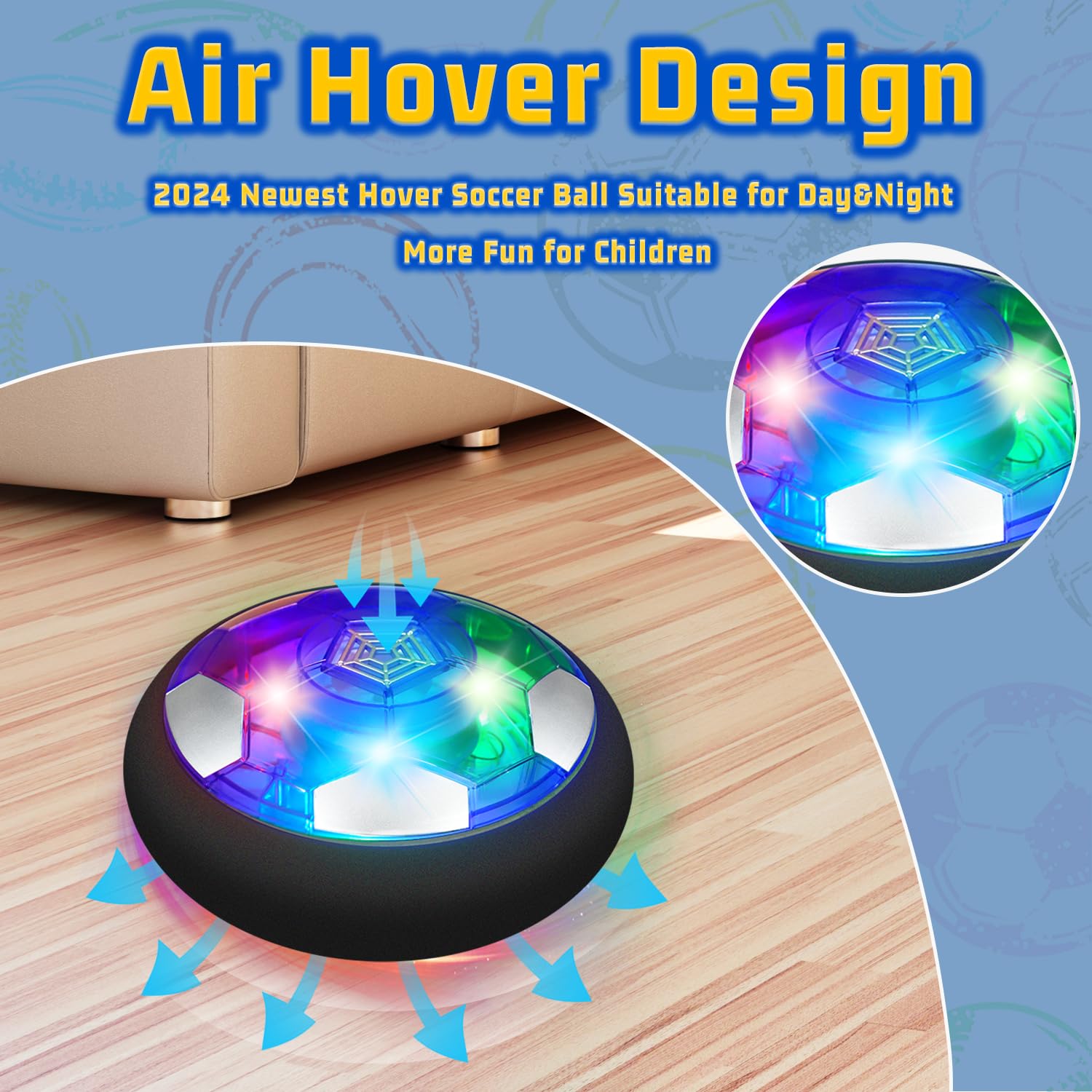 Hover Hockey Football Set - Image 2