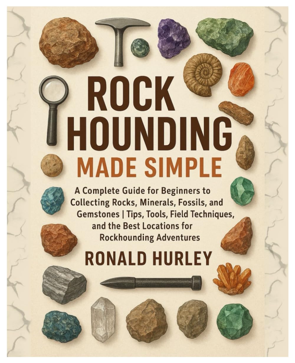Rock Hounding Made Simple: A Complete Guide for Beginners to Collecting Rocks, Minerals, Fossils & Gemstones | Tips, Tools, Field Techniques, and the