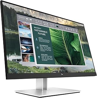 HP E24u G4 FHD USB-C Monitor br>23.8", FHD 91920x1080, 250 nits, USB Type-C, DisplayPort1.2, USB-A(4), Language Selection, On-Screen Controls, Pivot Rotation, Single Power ON, Anti-Glare