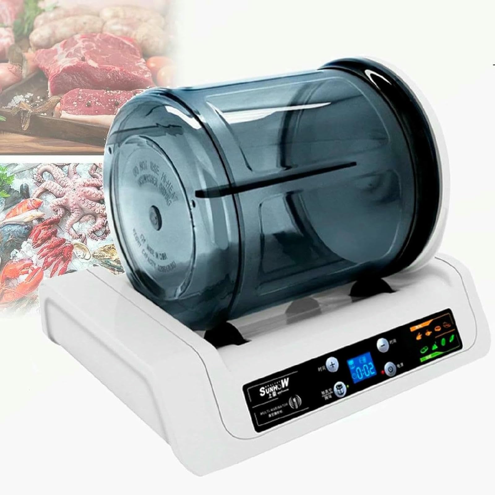 Machine de marinage sous vide pour attendrir le poulet et le bacon instantanément