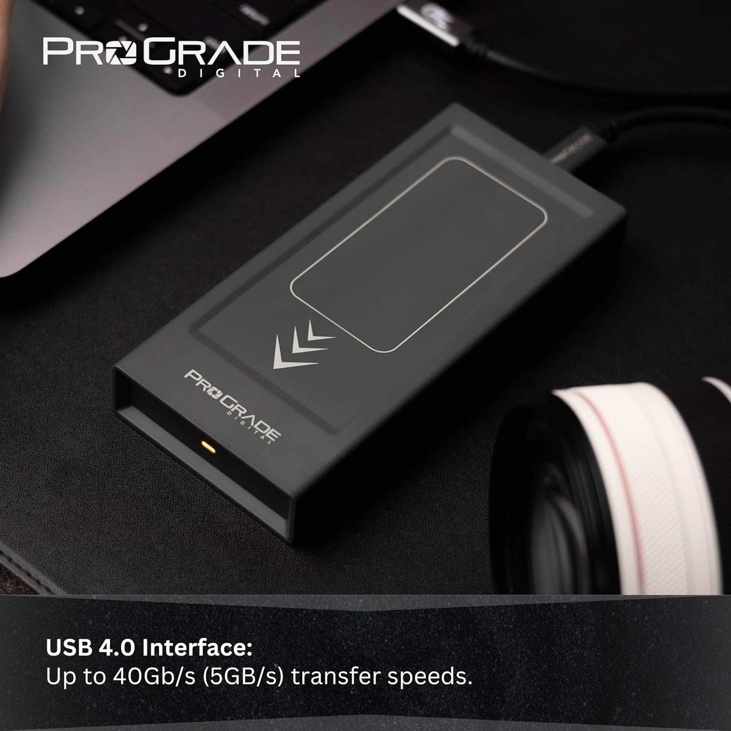 Connecting ProGrade Digital PG10 SSD to a laptop