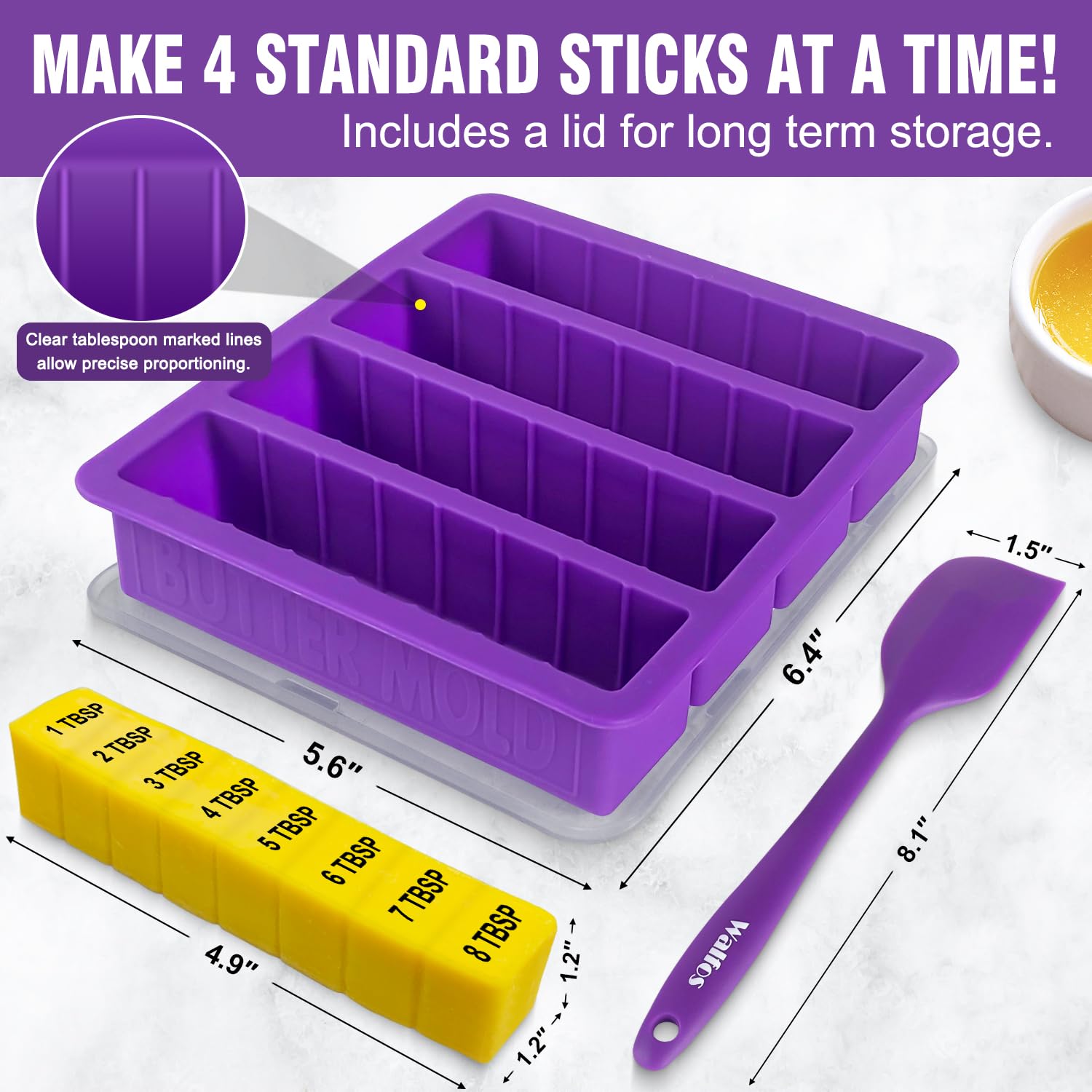 Snapklik.com : Silicone Butter Mold