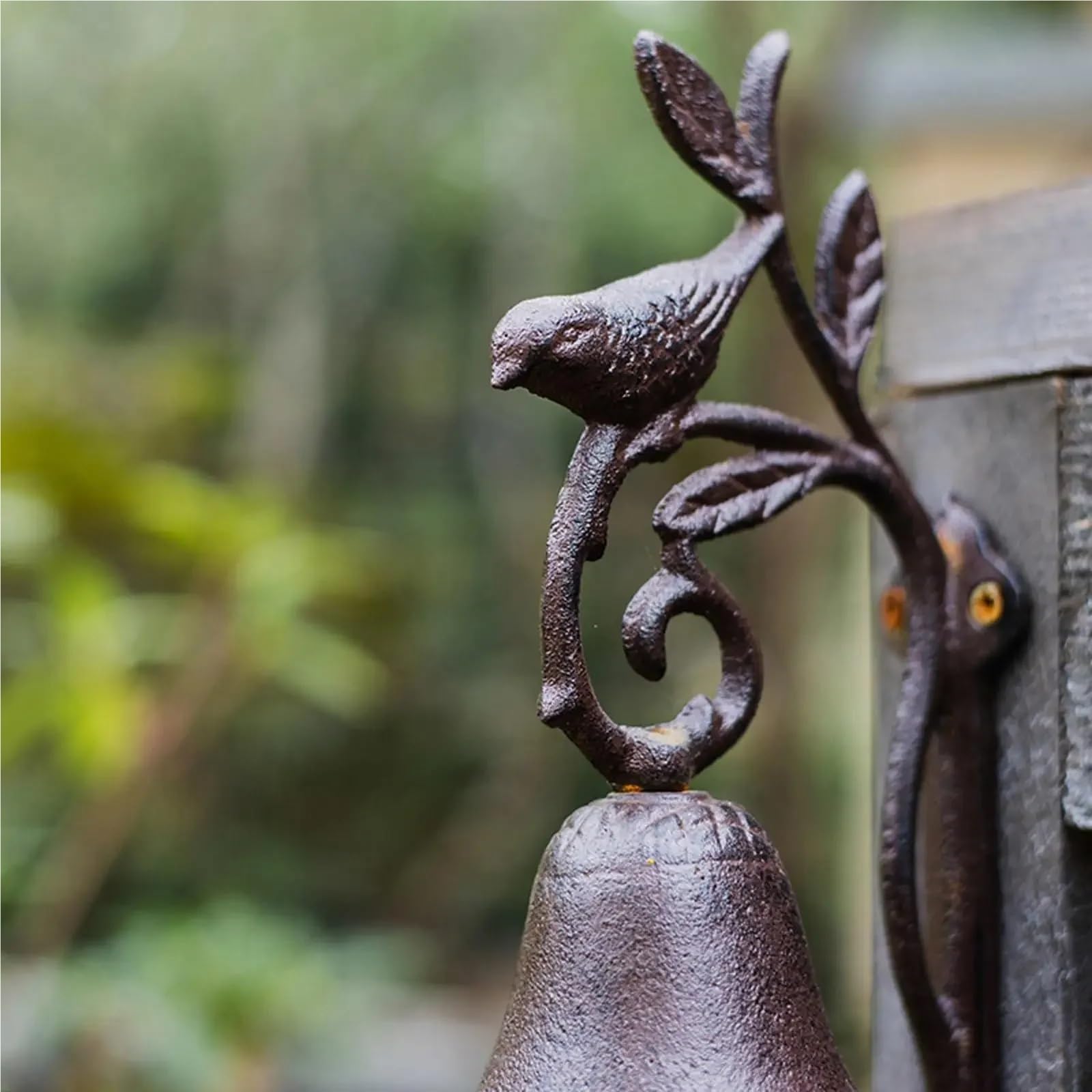Campana de cena con timbre hierro fundido para Decoración | Puerta montada en la pared antigua for la decoración del hogar al aire libre interior del patio
