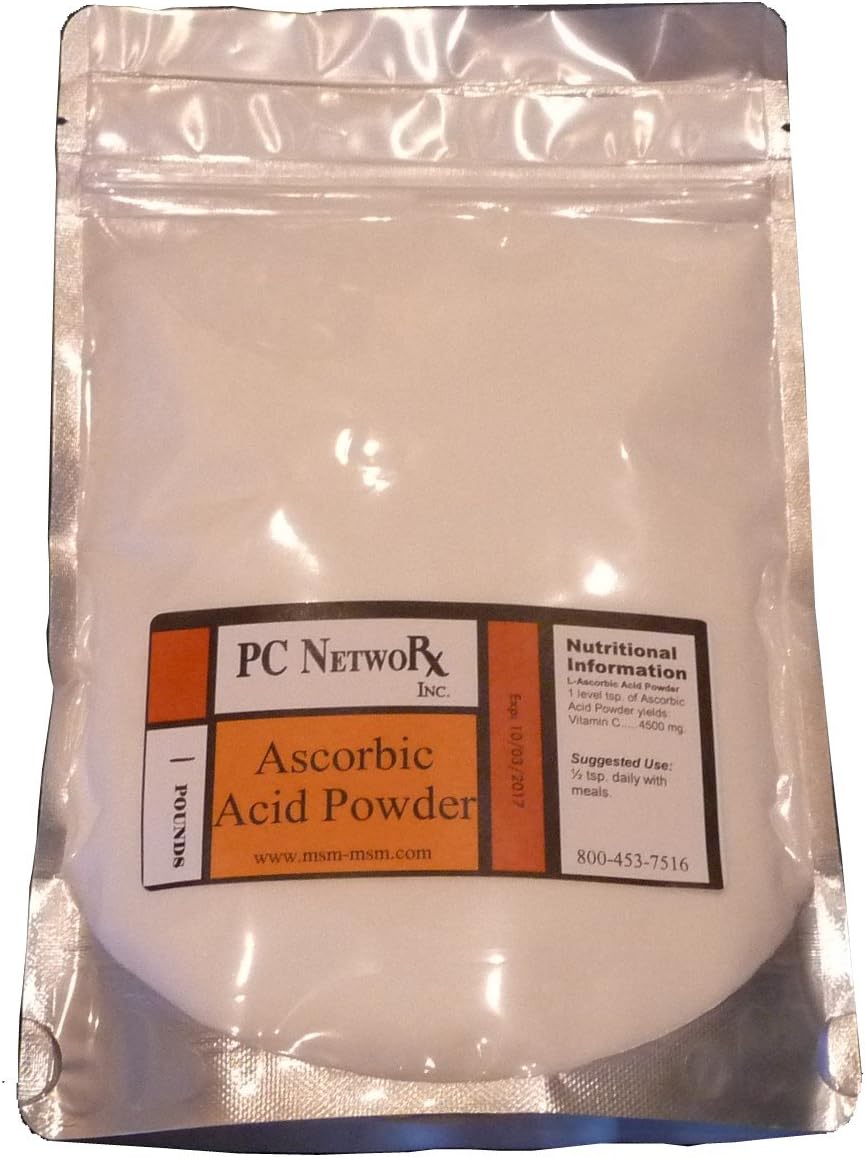 PC NetwoRx Pure Ascorbic Acid (Vitamin C) Powder (1 Pound)