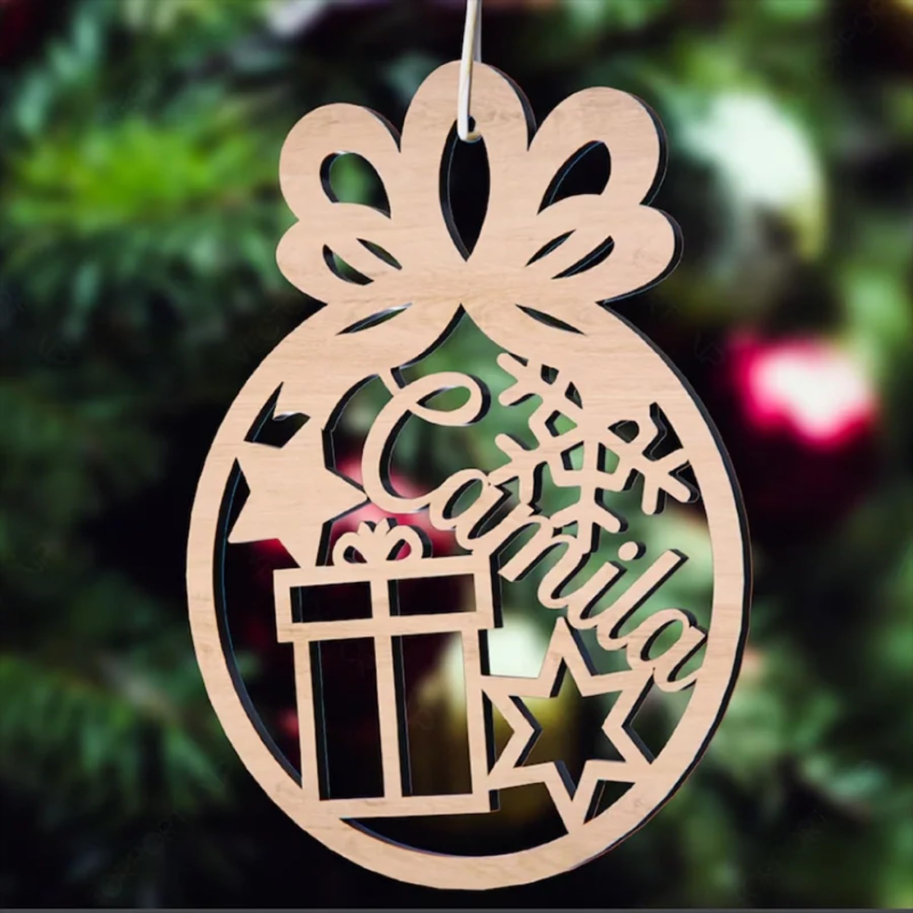 Customized Christmas Snow Globe, New Year's Decor, Christmas Balls Tree Decorations, Christmas Supplies, Gifts for Friend (Style5,1pc)