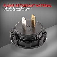 Vista 5 de DaierTek DC 12V 24V Display Automotriz Voltímetro de Reemplazo, Medidor de Voltaje Digital de 12 Voltios 24 Voltios 36 Voltios Impermeable Mini