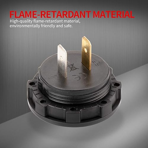 Miniatura 5 de DaierTek - Voltímetro con pantalla LED para automóvil de corriente continua de 12 a 24 V digital con panel de voltaje métrico, impermeable,