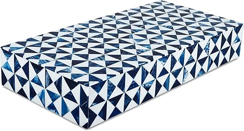 Miniatura 25 de Handicrafts Home Colección Marquet Array - Joyero decorativo hecho a mano para recuerdos, baratijas y decoración del hogar, caja para almacenamiento