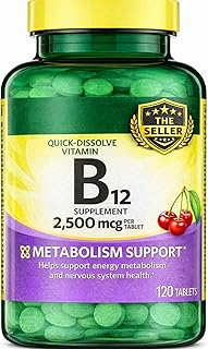 Vitamin B12 2500 mcg Quick Dissolve Tablets – Cherry