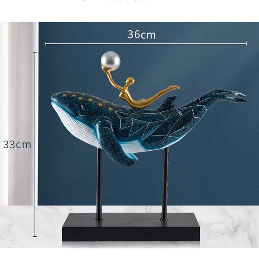 「クジラ」置物 インテリア 楽天市場】VeroMan 置物 オブジェ 鯨 クジラ ウェール モダン