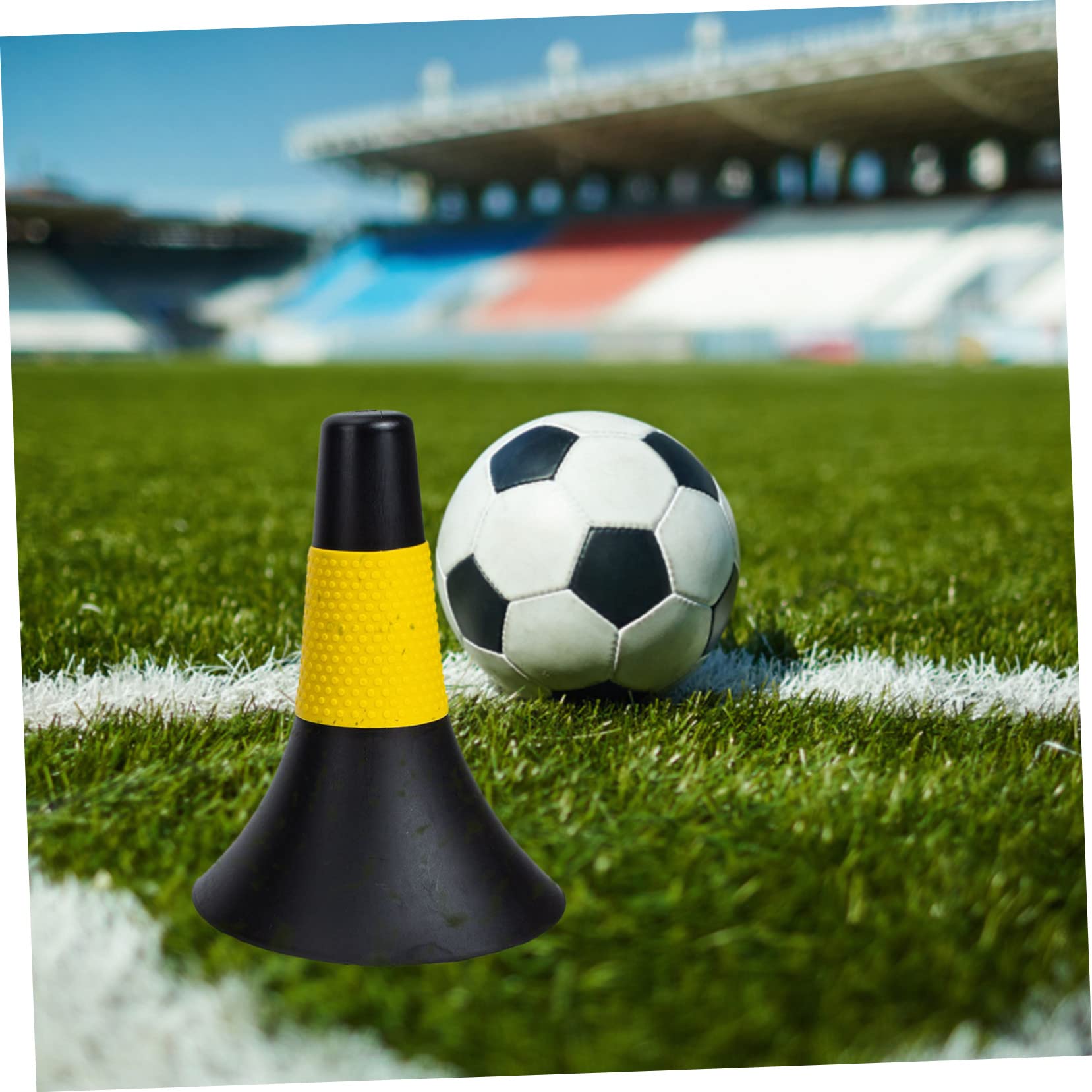 BESPORTBLE 5Pcs Allenamento di Calcio Handicap Palloni Basket Coni di Allenamento di Calcio Cono per Pratica di Calcio Trapano Cono Sensibile