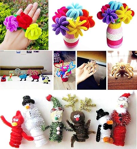 Miniatura 5 de 100 tallos de felpilla para limpiar tuberías para suministros de arte, proyectos de manualidades, 0.236 in x 11.8 in, decoración de pipas de