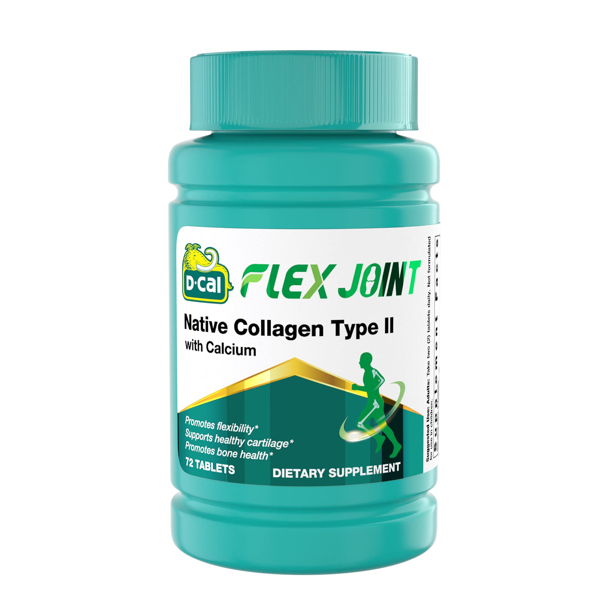 Buy DCal® Adult Flex Joint Native Collagen Type II with Calcium Joint Support Joint