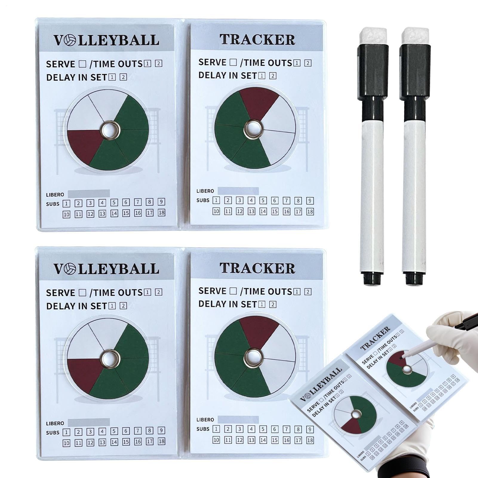 Generisch Rotazione di pallavolo Rotation Track Rad, Allenamento Pallavolo Rotation Track - Attrezzatura di Coaching Asciutto Pulibile Coaching Posizioni Sollevamento Monitoraggio Tempi E