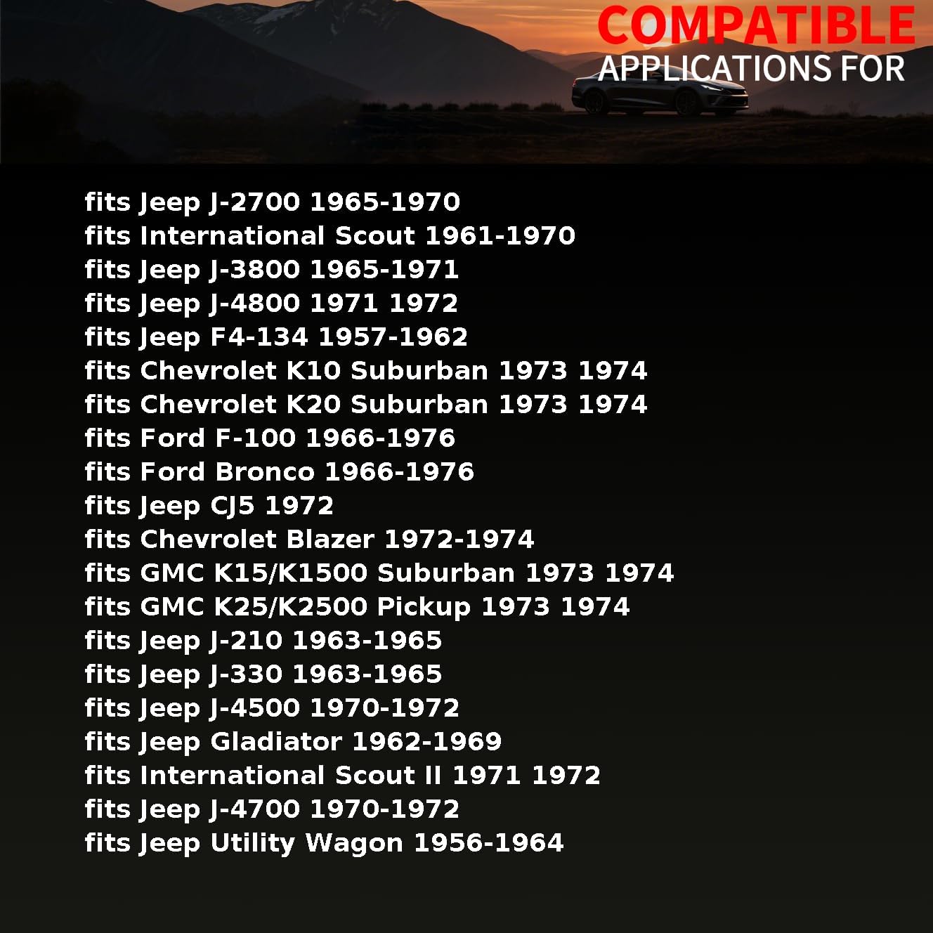 Transfer Case Output Shaft Seal Rear Rearward Transfer Case Seal fits Chevrolet Blazer K20 K10 Suburban Pickup 1972-1974 fits Jeep Gladiator 1962-1969 Replacement C6TZ7B215A, J8123077 1 Pcs