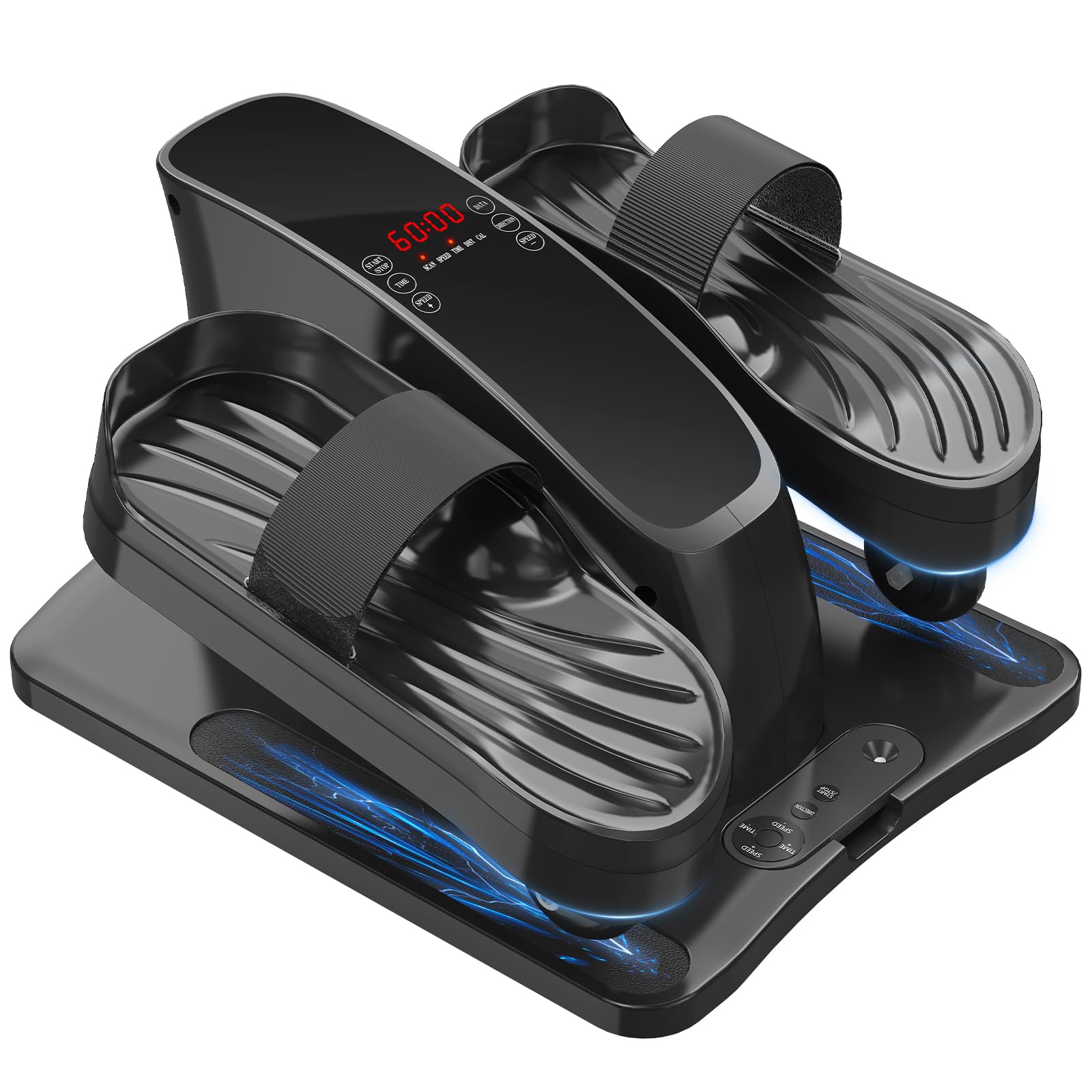 Ellipse Electric Under Desk Elliptical Machine – Seated Foot Pedal Exerciser With LED Display, 2025 Model