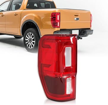 LED Tail Lights Assembly Fit for 2019-2023 Ford Ranger LED Brake Lamps Turn Signal Lights Left Side