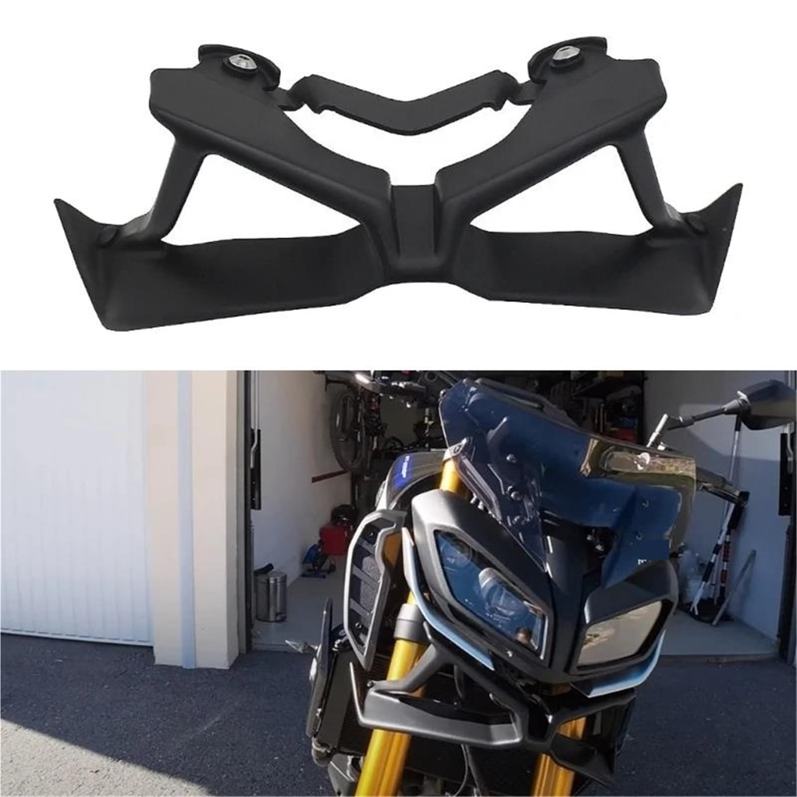 Accessori Per La Modifica Dello Spoiler Anteriore Dell'ala Aerodinamica Dell'ala Del Motociclo Spoiler Anteriore Per Motociclette