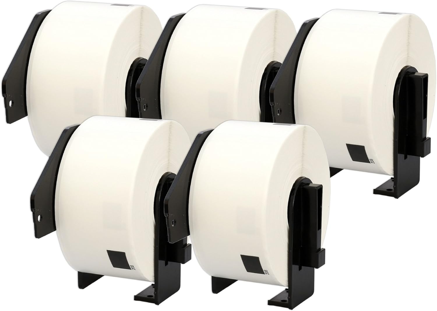 Printing Saver 5 DK-11208 Continuous White Address Labels Compatible with P-Touch QL-1050 1050N 1060N 500A 500BS 500BW 560VP 560YX 580 580N 650TD Brother Label Printers (38mm x 90mm) - Image 3