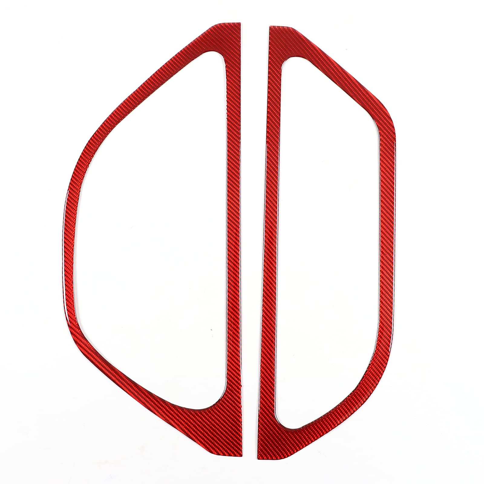 Qiosreui Rear Trunk Storage Box Slot Trim Cover for Honda Pilot 2016-2022/ Passport 2019-2023, Rear Trunk Side Storage Organizer Bins Trim Frame Sticker (Trunk Side Storage Compartment Frame)