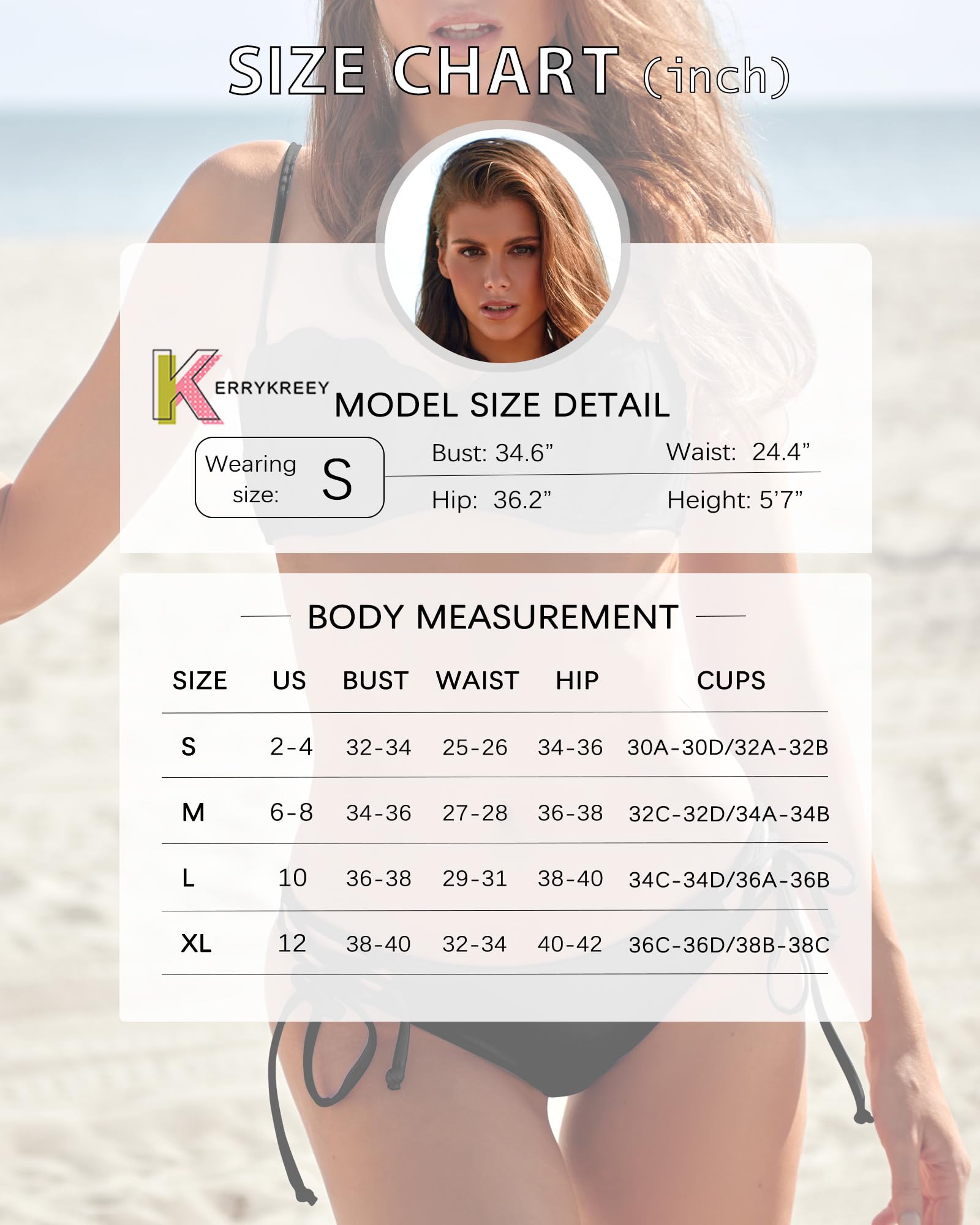 KerryKreey Underwire Swimsuits for Women Push Up Bikini Sets High Cut Cheeky Two Piece Lace Up Tie Side Bathing Suits: Medium Black Bikini Sets