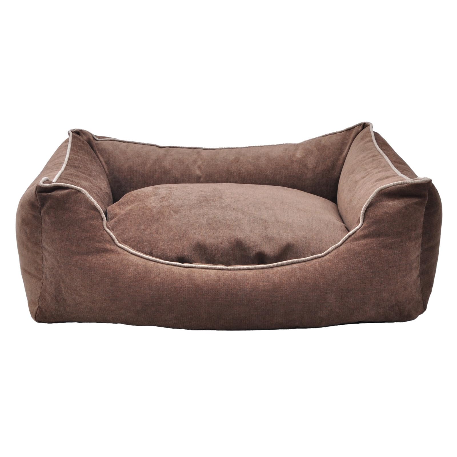 Aumüller Divano per cani Ortho Line, marrone – 100 cm – Divano ortopedico per cani | Cuscino reversibile con memory foam | Rivestimento rimovibile | Prodotto in Europa