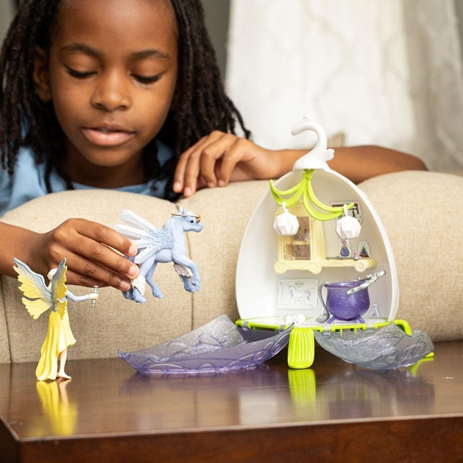 Schleich Bayala Fairy Feya With Pegasus Unicorn - Magical Fantasy Toy Set For Kids 5+