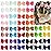 40PCS 3Inch Hair Bows for Girls Grosgrain Ribbon Toddler Hair Accessories with Alligator Clips for Toddlers Baby Girls Kids Teens in Pairs