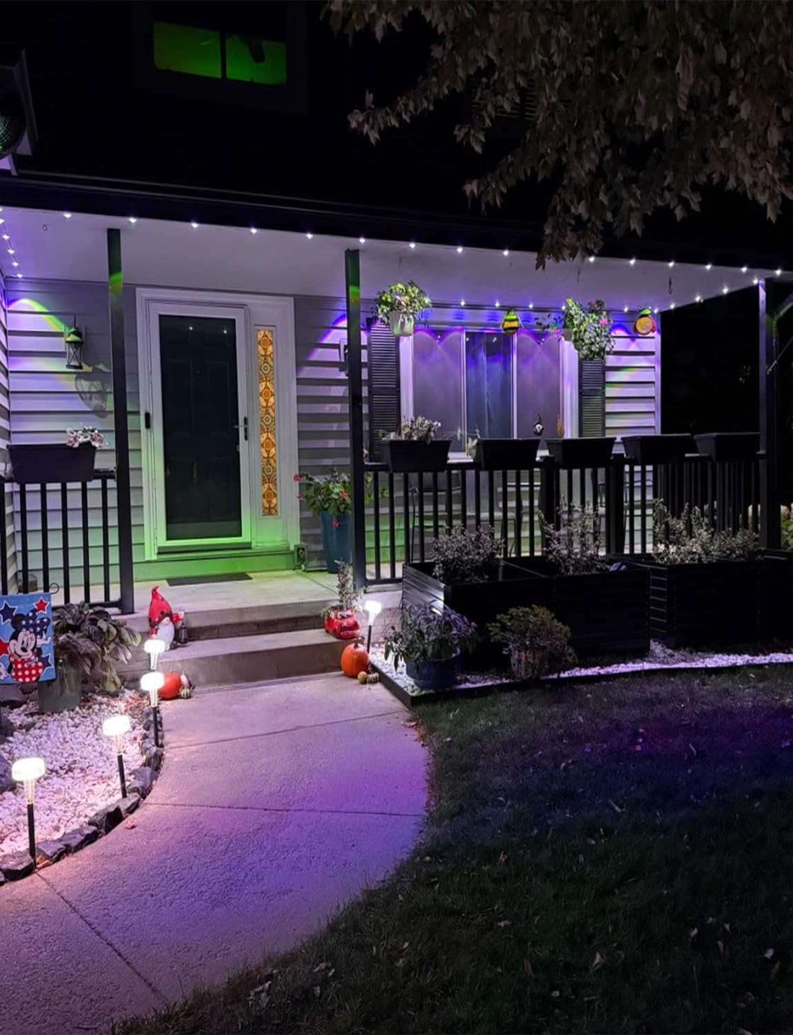 100FT Permanent Outdoor Lights -RGB Eaves Lights with App Control Remote,DIY Scene Modes IP67 Waterproof Outside LED Light for Christmas, Holiday, Daily, House Roof Eternity Lighting - Image 8