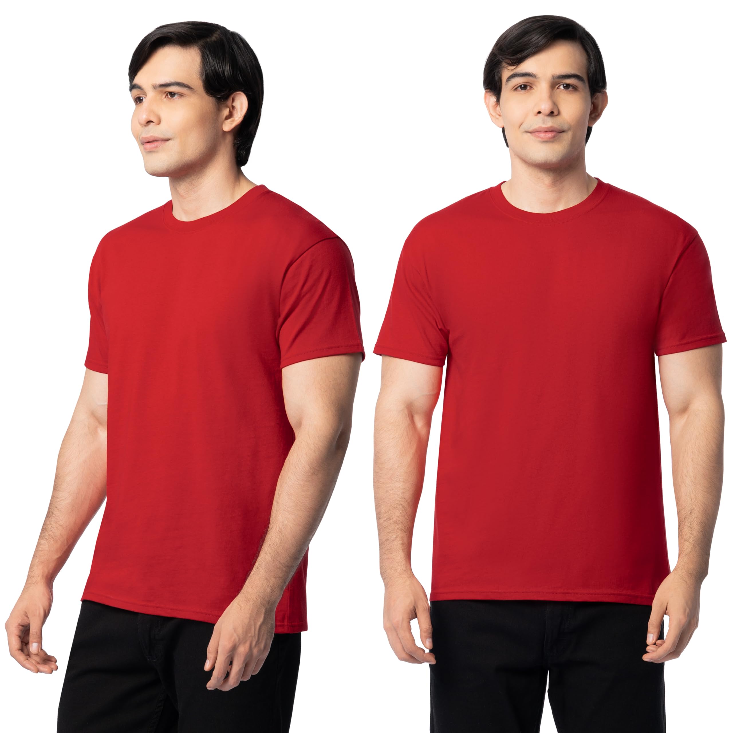 Mens Eversoft Cotton T Shirts, Breathable & Moisture Wicking with Odor Control, Sizes S-4x