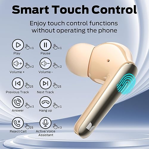 Miniatura 7 de Monster N-Lite 203 AirLinks - Auriculares inalámbricos, Bluetooth 5.3, estéreo de alta fidelidad, auriculares inalámbricos con reproducción de 30