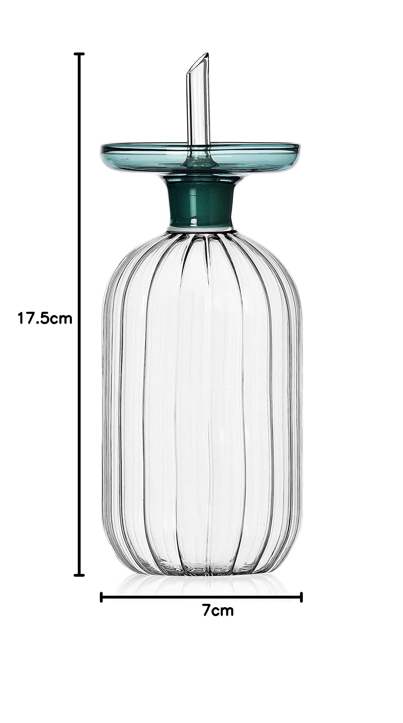 Ichendorf Milano Oliera Alta | Collezione Lotus | 35 cl | Vetro Borosilicato | Fatto a Mano