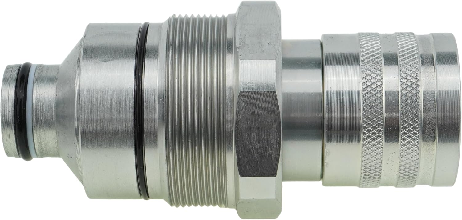 JEENDA Hydraulic Male Flat Face Quick Coupler 7246799 AT406474 Compatible with John Deere 318E 319E 320E 323E Bobcat 753 763 773 863 864 883 A220 A300 A770 S130 S150 S160 T140 T180 T190