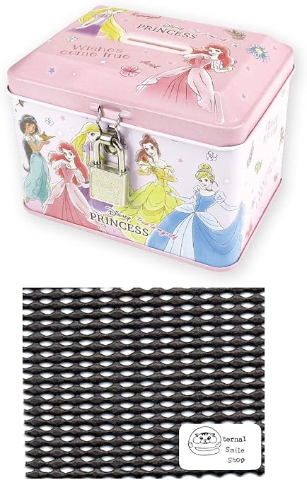 Amazon Co Jp Disney ディズニー 貯金箱 コインバンク 鍵 カギ 付き 缶 バンク フラッフィー ディズニープリンセス セット 貯金箱 すべり止めシート おもちゃ