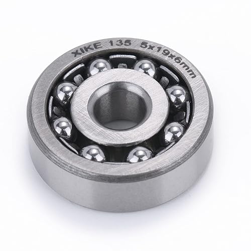 Miniatura 65 de XIKE 1 Pcs 108 Self-Aligning Ball Bearings 8x22x7mm, Open and Chrome Steel Fits DIY/Fans/Industrial/Agriculture/Pulp/Paper/Beverage/Textile